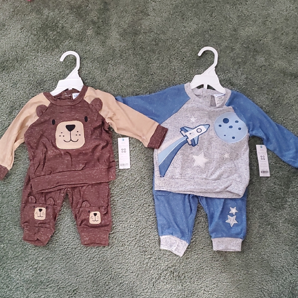 Robeez Blue and Green Baby Outfit